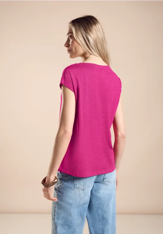 Street One Leinenlook T-Shirt