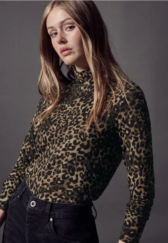 Street One Leo-Shirt Mit Turtleneck