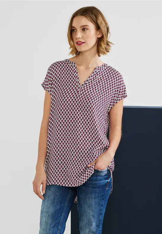 Street One Long Blusenshirt Mit Print