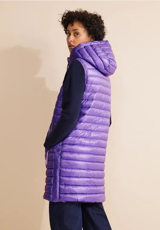 Street One Long Kapuzen Steppweste