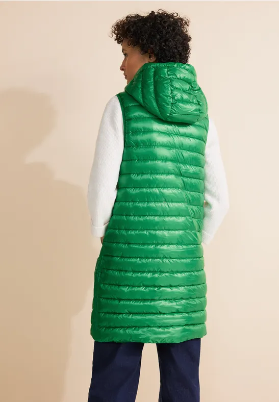 Street One Long Kapuzen Steppweste