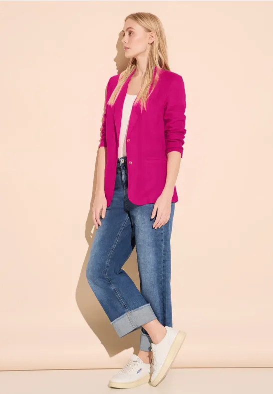 Street One Long Leinenblazer