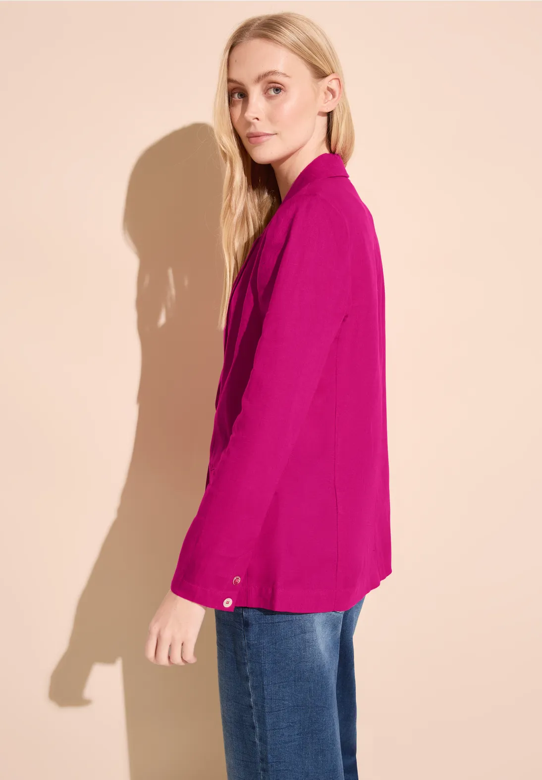 Street One Long Leinenblazer