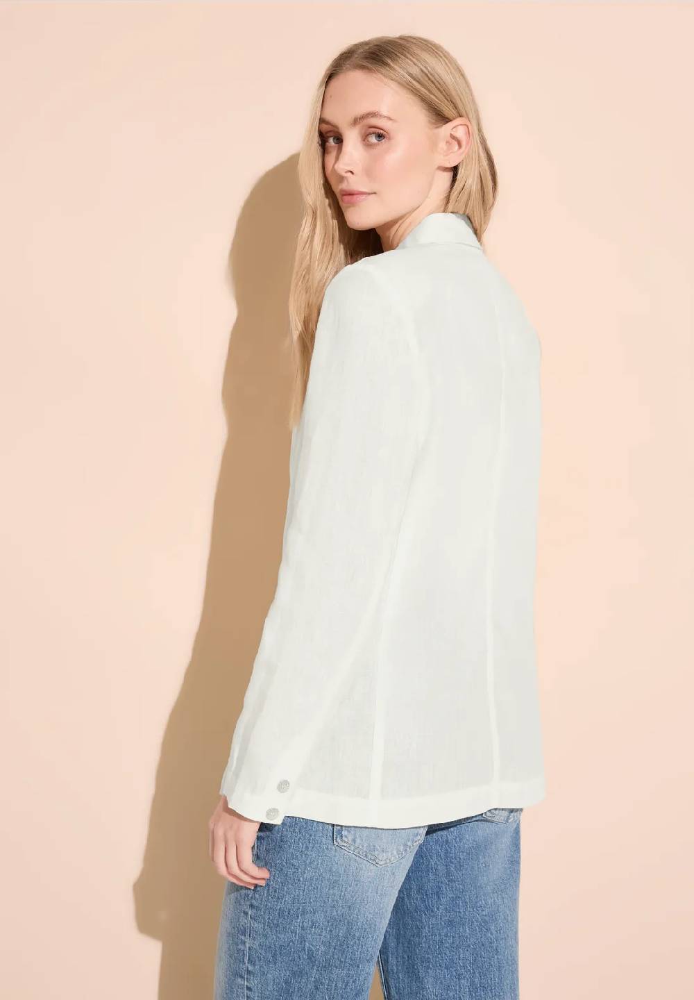 Street One Long Leinenblazer