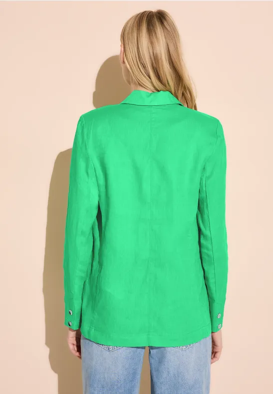 Street One Long Leinenblazer