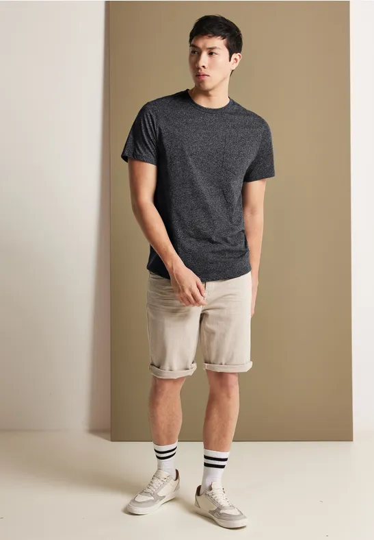 Street One Long T-Shirt Mit Brusttasche