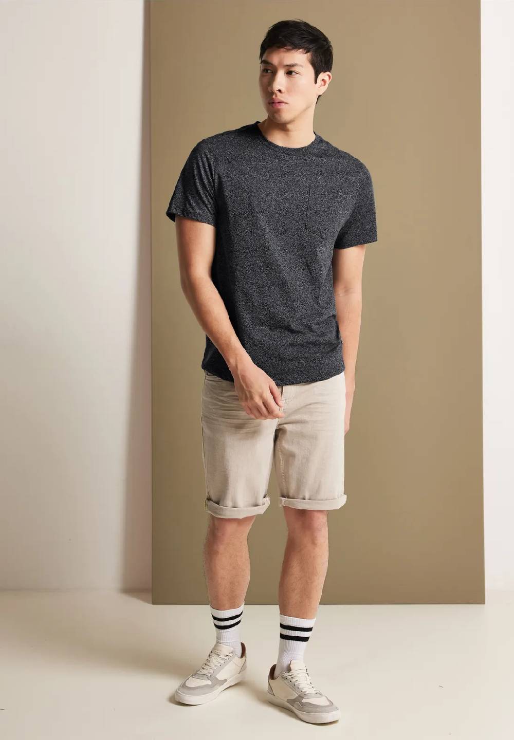 Street One Long T-Shirt Mit Brusttasche