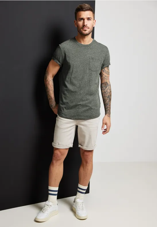 Street One Long T-Shirt Mit Brusttasche