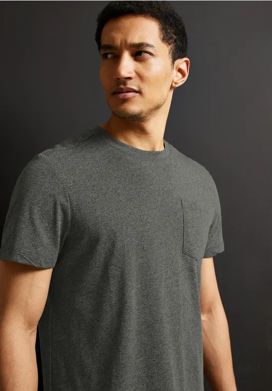 Street One Long T-Shirt Mit Brusttasche