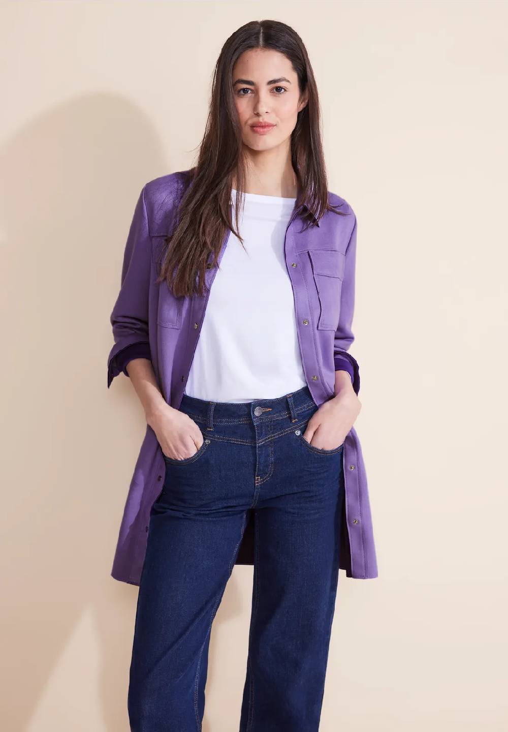 Street One Long Velours Jacke