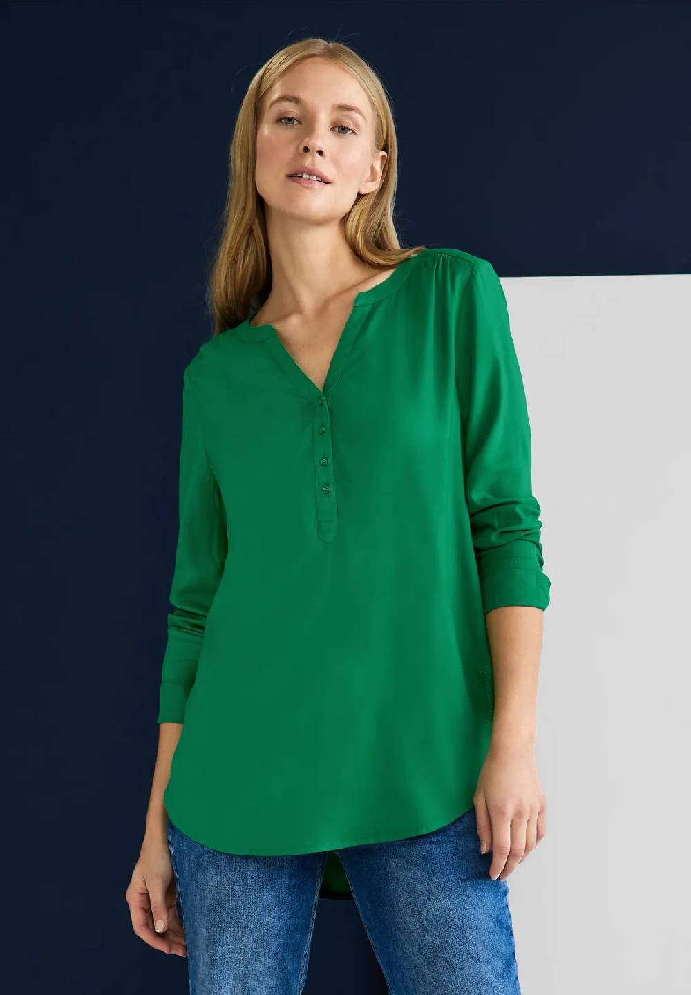 Street One Longbluse in Unifarbe - Style BAMIKA