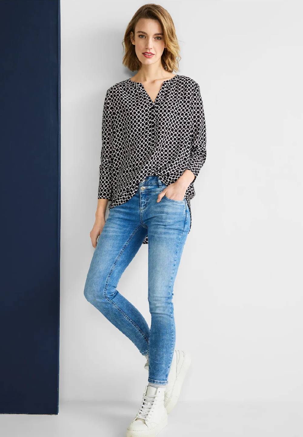 Street One Longbluse mit Allover Print