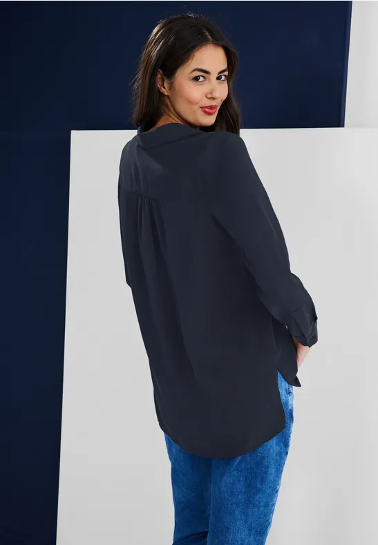 Street One Longbluse Mit Hemdkragen