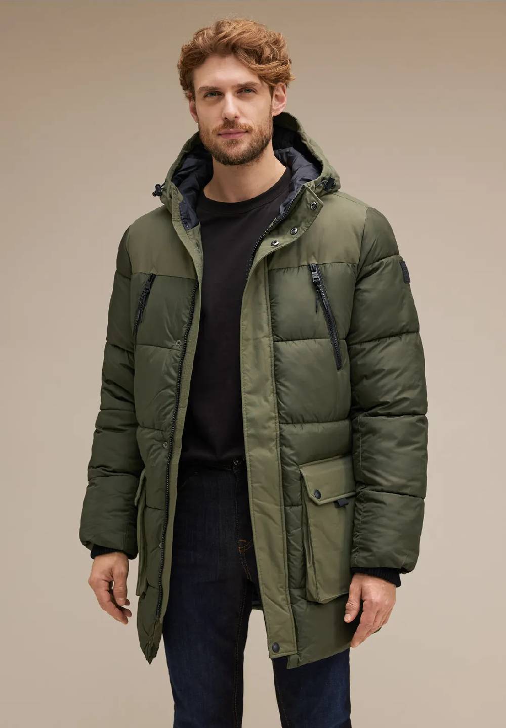 Street One Longjacke mit 2-Wege Zipper