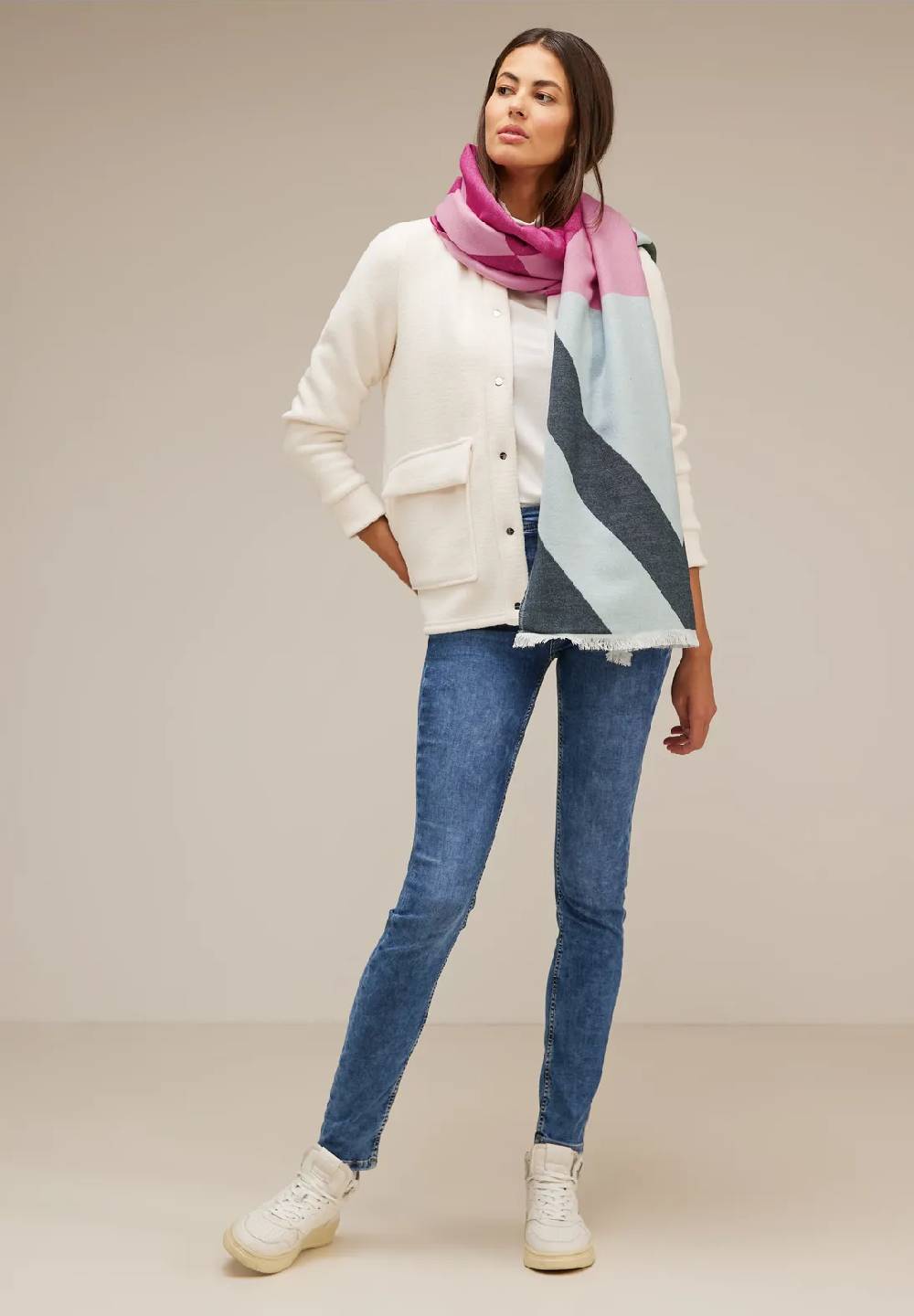 Street One Longschal Mit Ikat Print