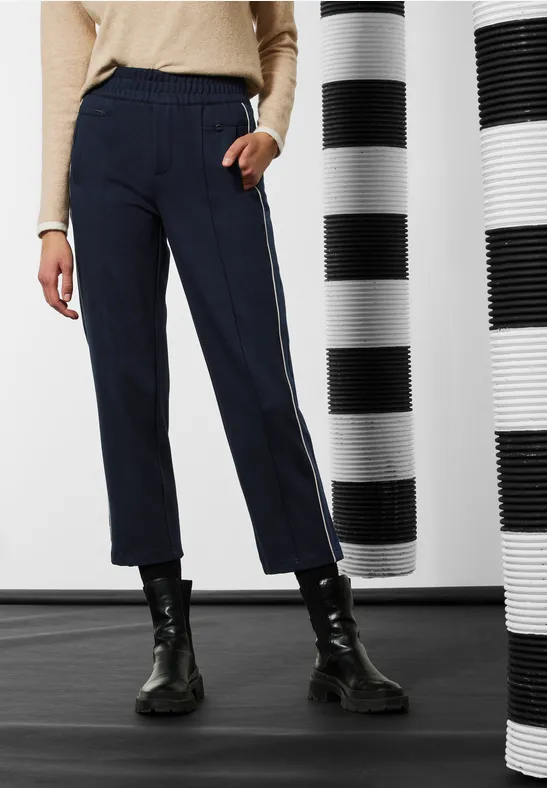Street One Loose Fit Colourblock Hose