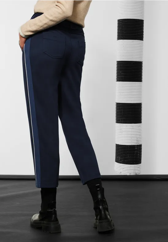 Street One Loose Fit Colourblock Hose