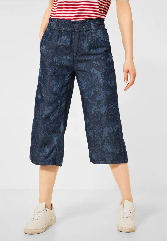 Street One Loose Fit Denim-Culotte