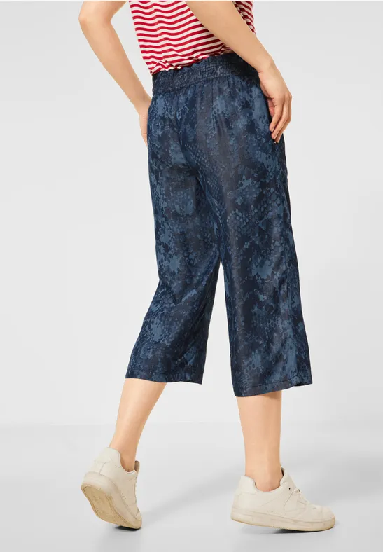 Street One Loose Fit Denim-Culotte