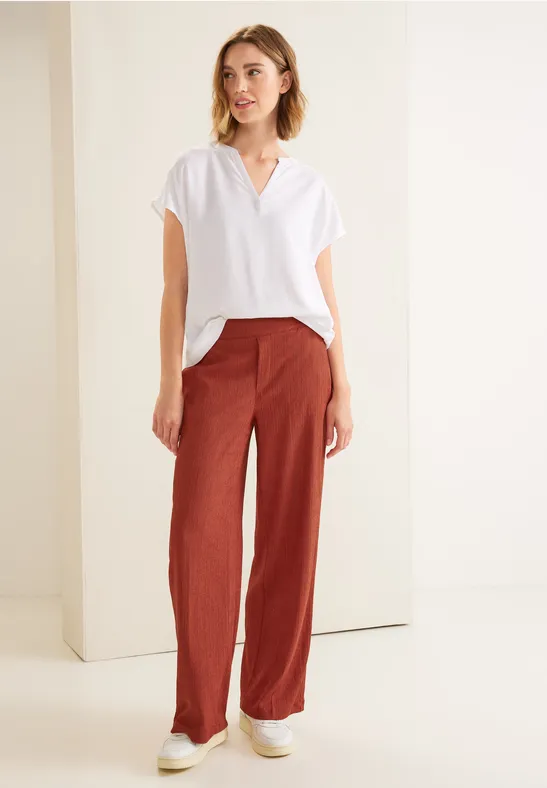 Street One Loose Fit Hose Mit Crincle