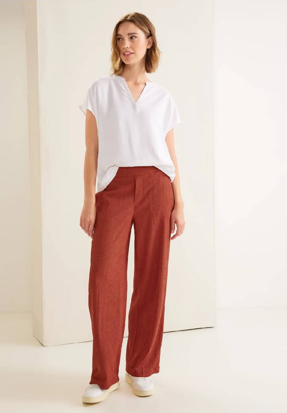 Street One Loose Fit Hose mit Crincle