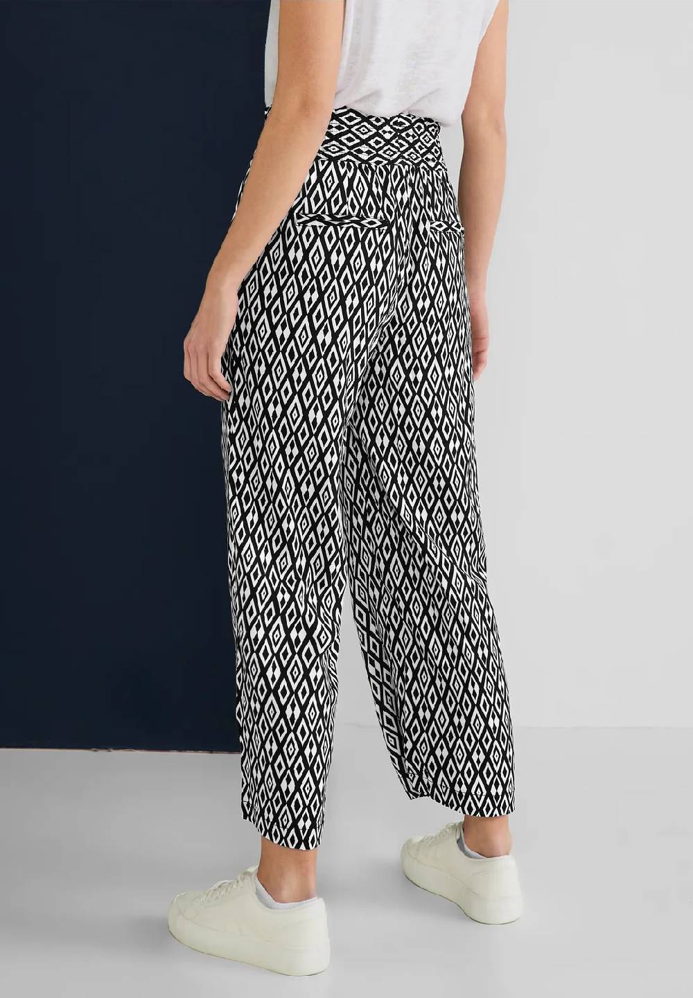 Street One Loose Fit Hose Mit Print - Style EMEE
