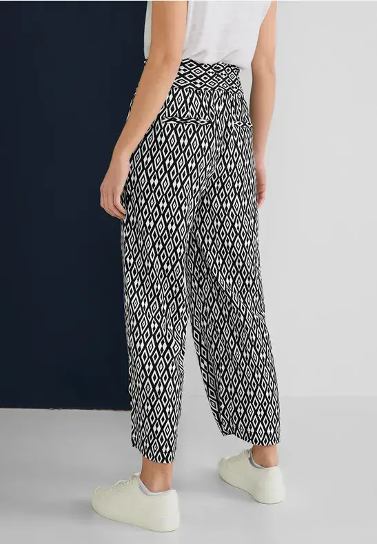 Street One Loose Fit Hose Mit Print - Style EMEE