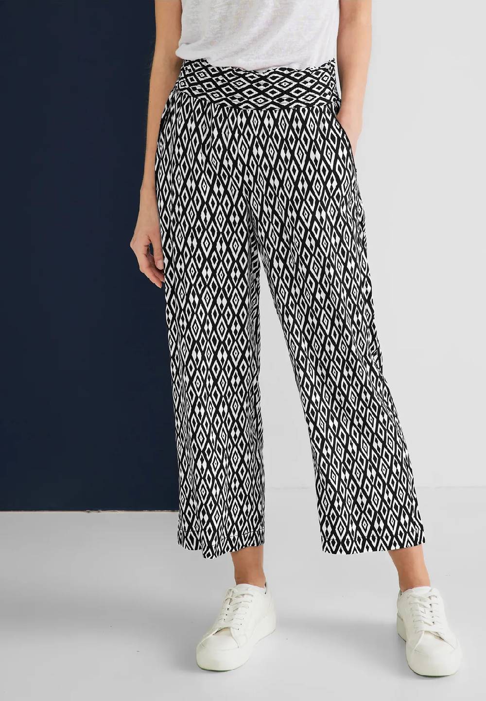 Street One Loose Fit Hose mit Print - Style EMEE