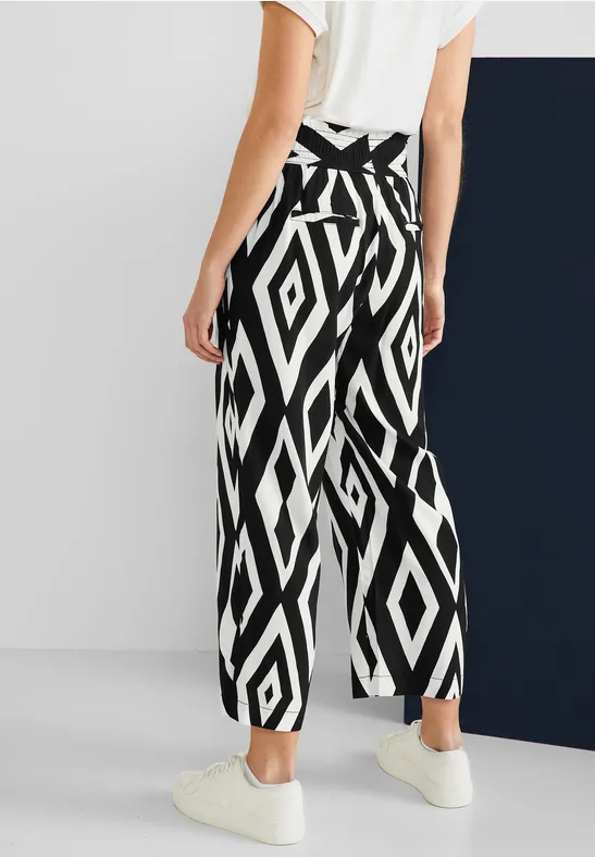 Street One Loose Fit Hose Mit Print - Style EMEE