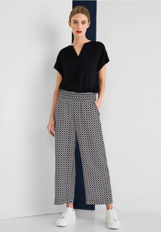 Street One Loose Fit Hose Mit Print - Style EMEE