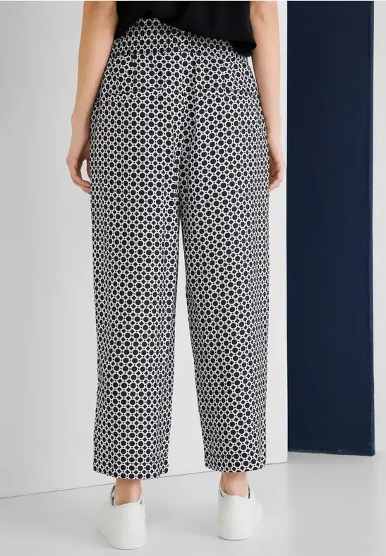 Street One Loose Fit Hose Mit Print - Style EMEE