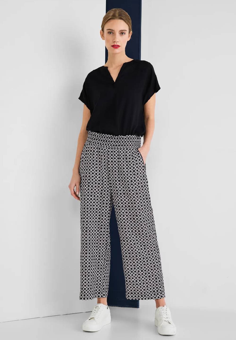 Street One Loose Fit Hose mit Print - Style EMEE