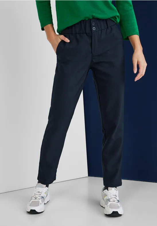 Street One Loose Fit Hose Mit Stretch