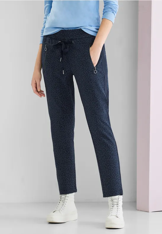Street One Loose Fit Jacquardhose - Style BONNY