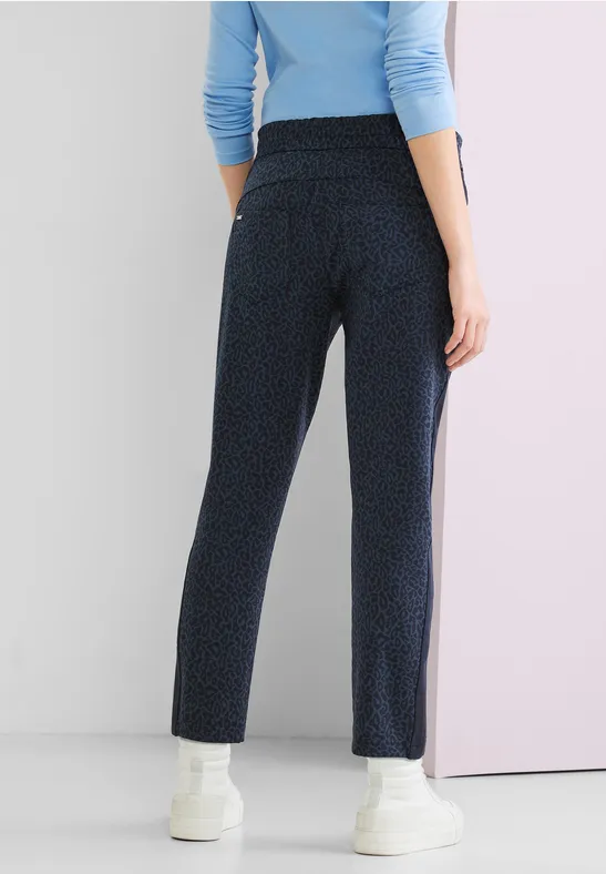 Street One Loose Fit Jacquardhose - Style BONNY