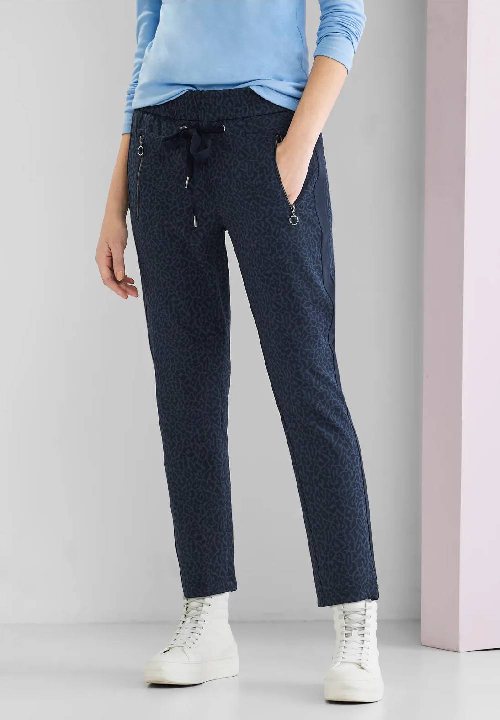 Street One Loose Fit Jacquardhose - Style BONNY