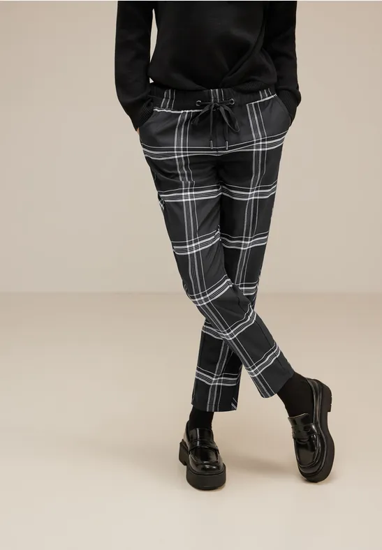 Street One Loose Fit Karohose - Style BONNY