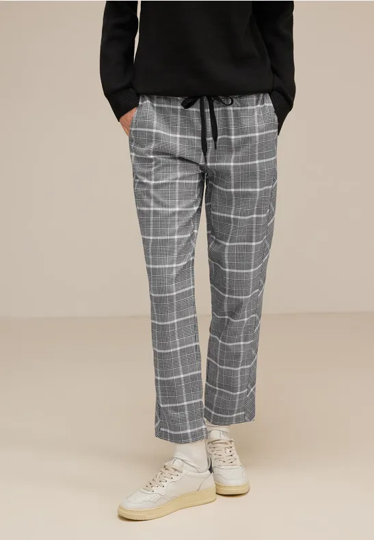 Street One Loose Fit Karohose - Style BONNY