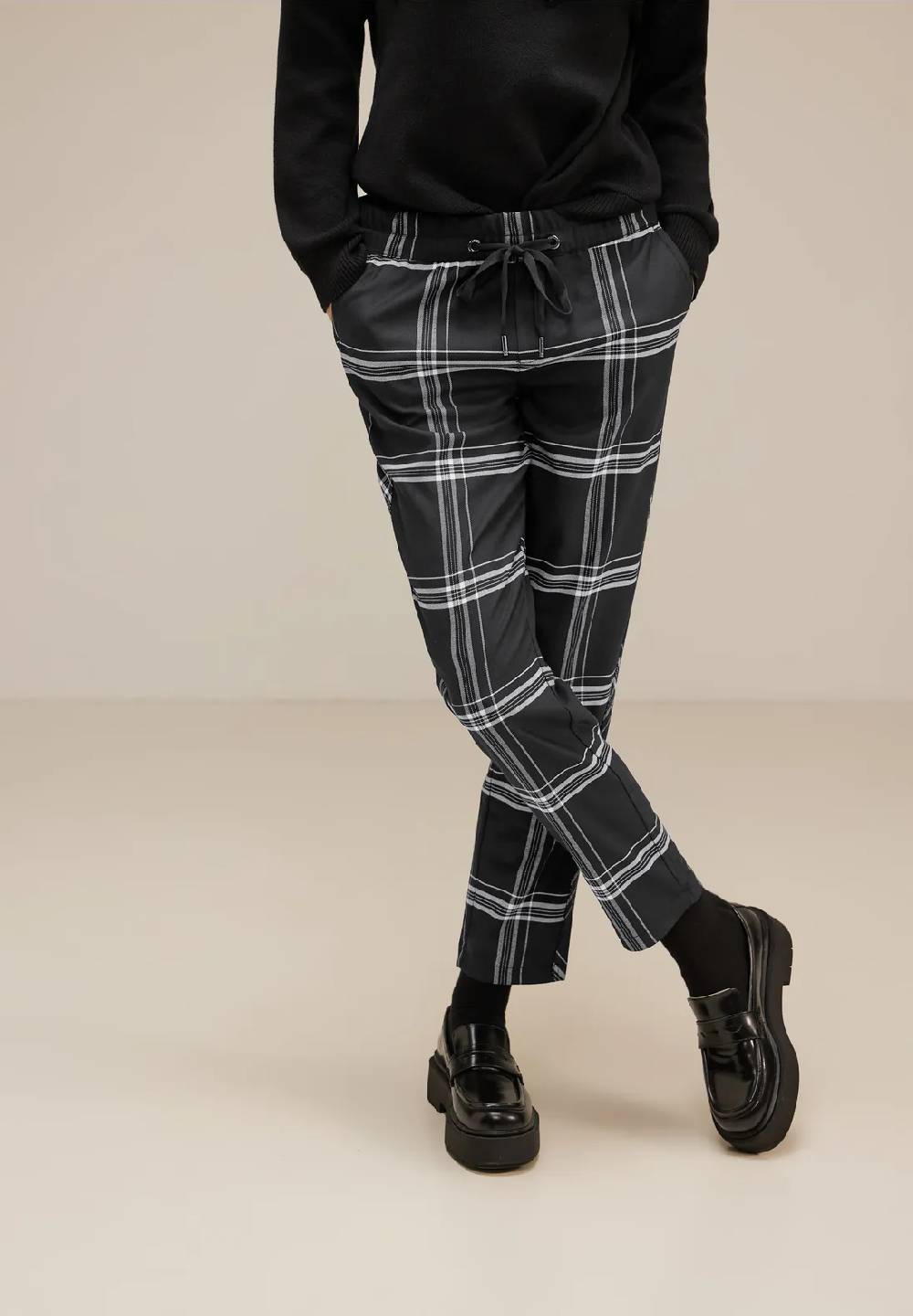 Street One Loose Fit Karohose - Style BONNY