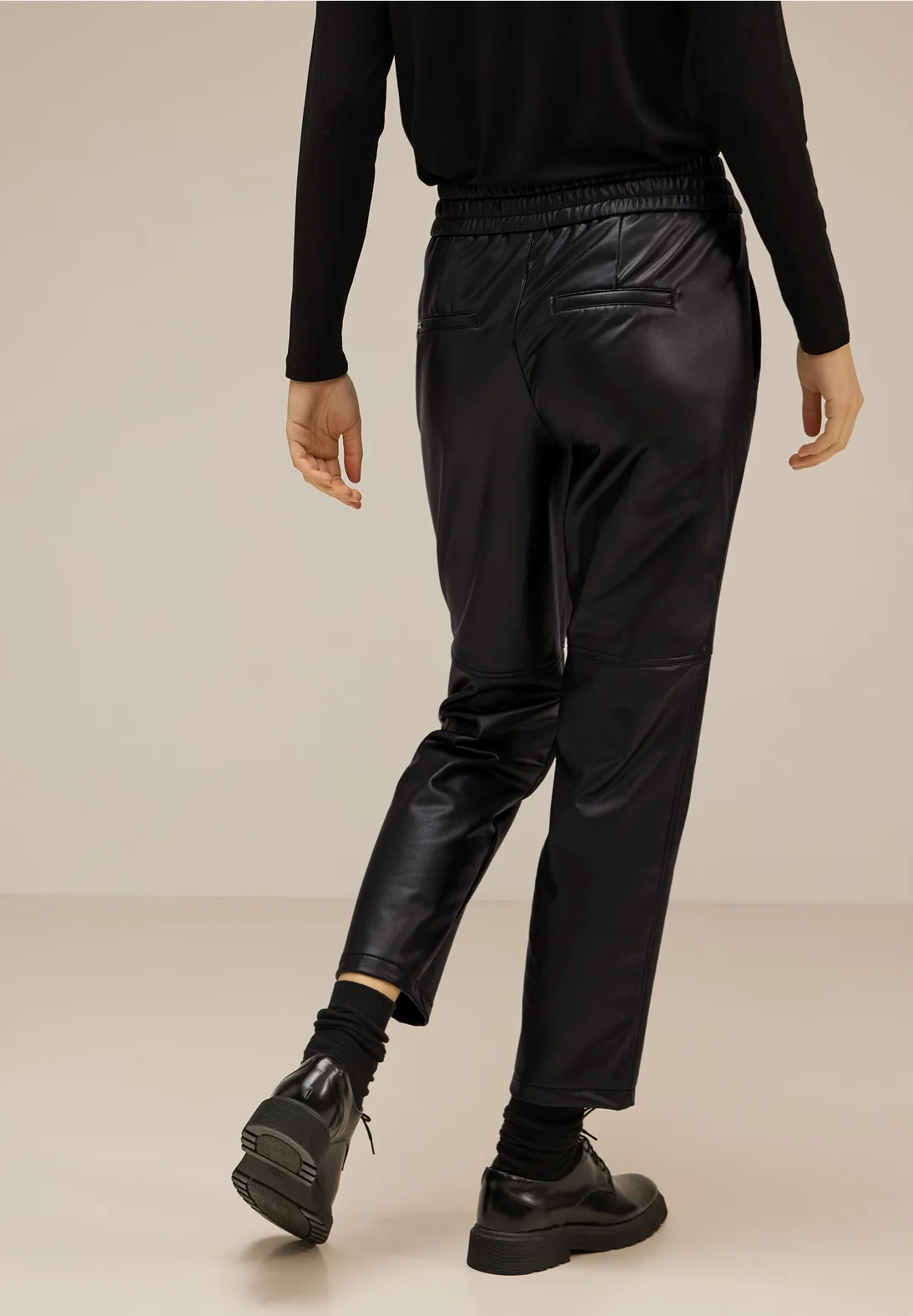 Street One Loose Fit Kunstlederhose - Style BONNY