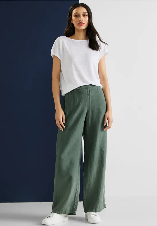 Street One Loose Fit Leinenhose
