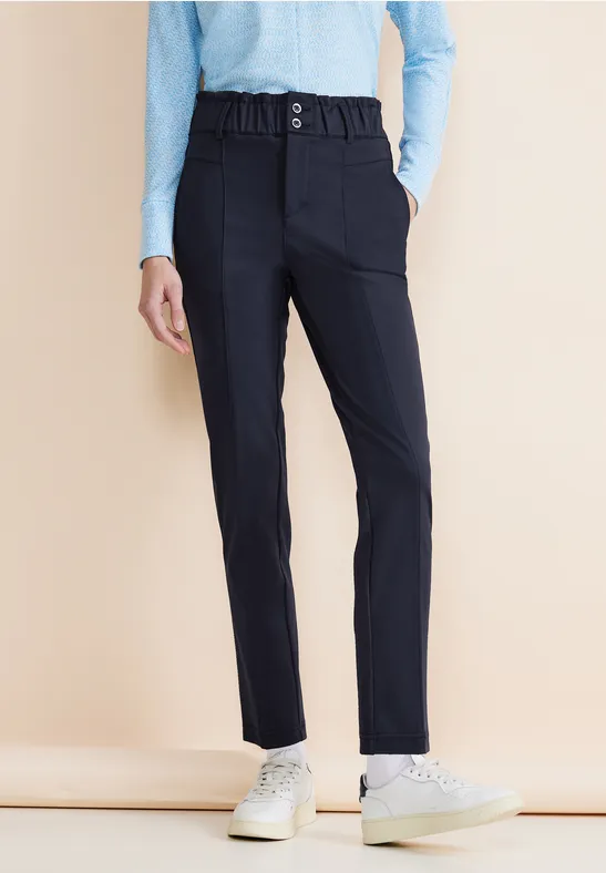 Street One Loose Fit Paperbag Hose