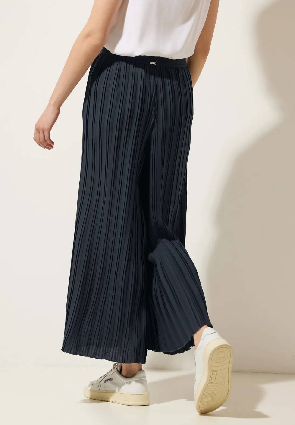 Street One Loose Fit Plissée Hose