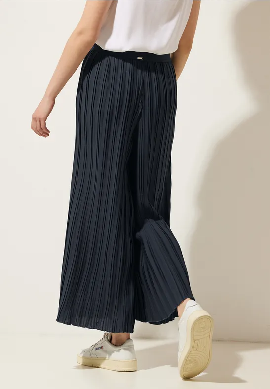 Street One Loose Fit Plissée Hose