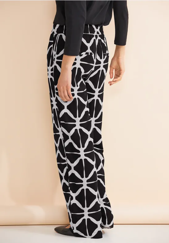 Street One Loose Fit Print Hose - Style NEW EMEE