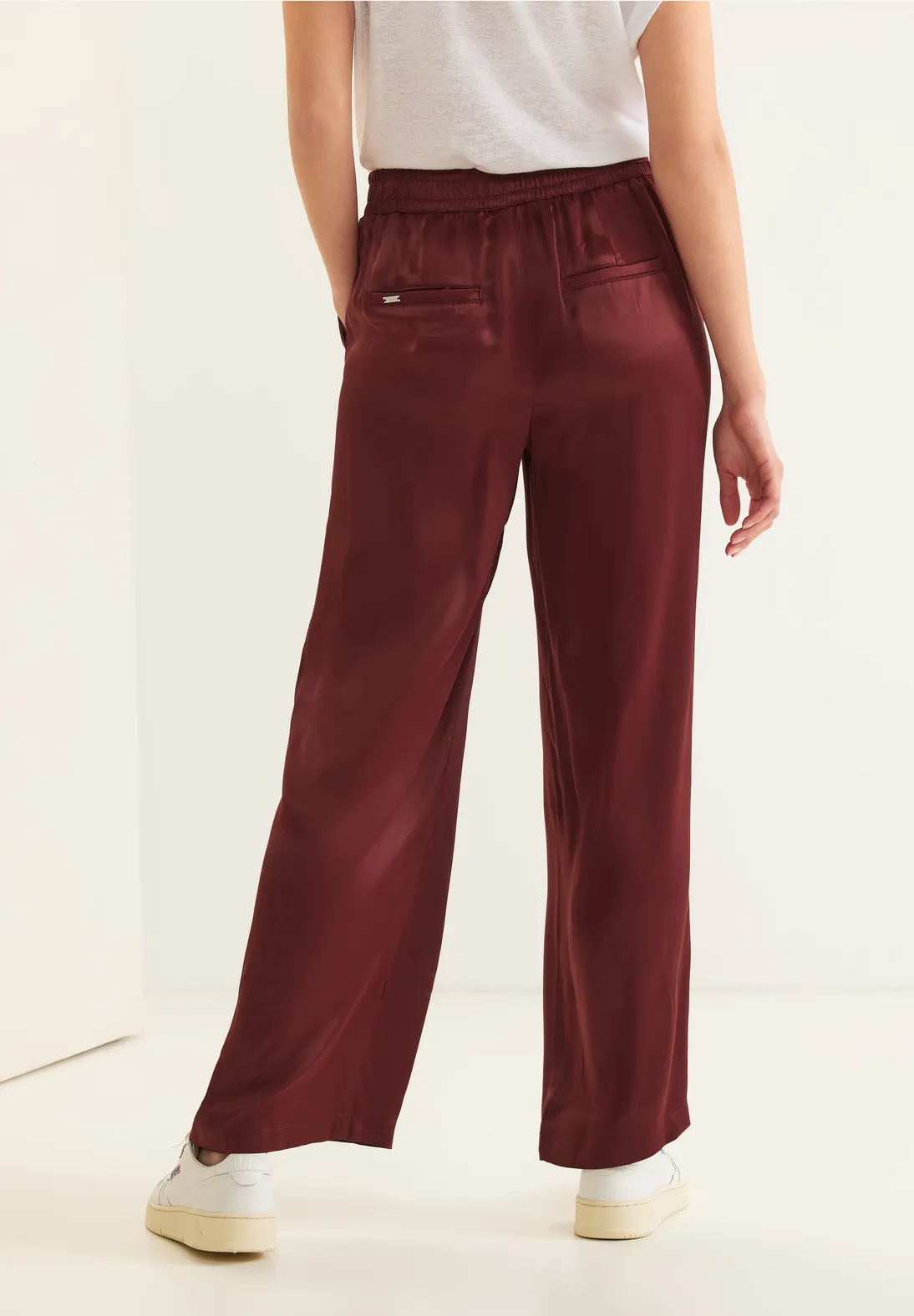 Street One Loose Fit Satinhose