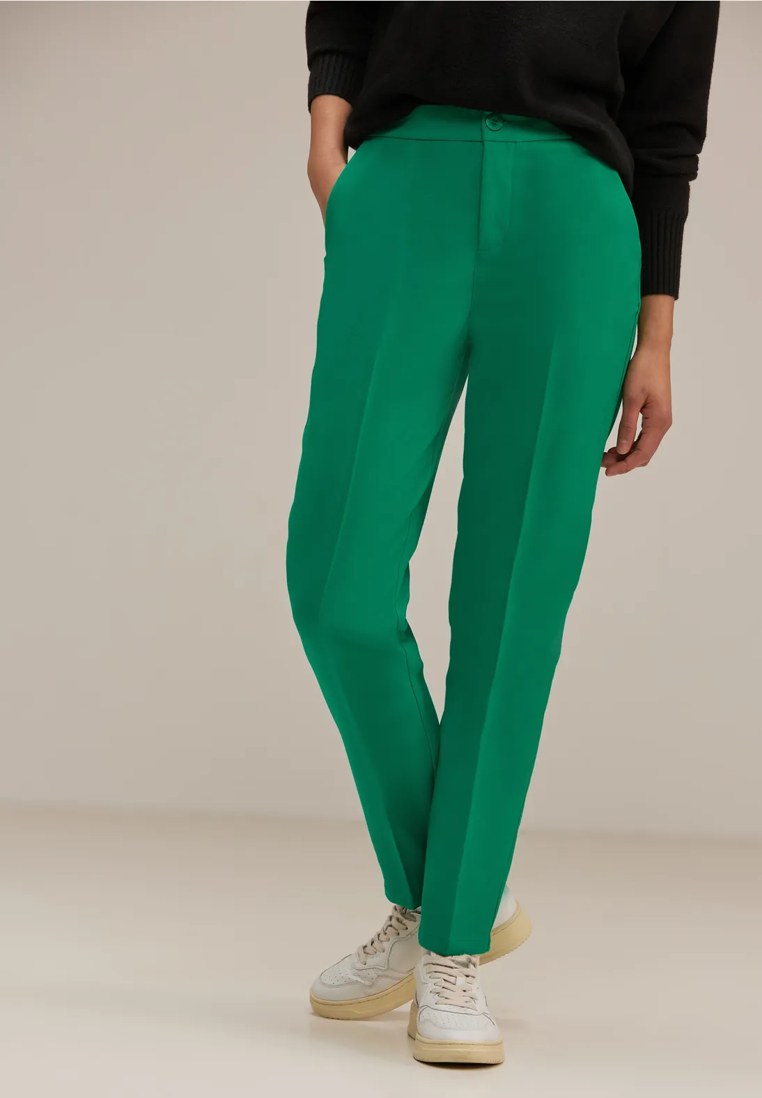 Street One Loose Fit Twillhose