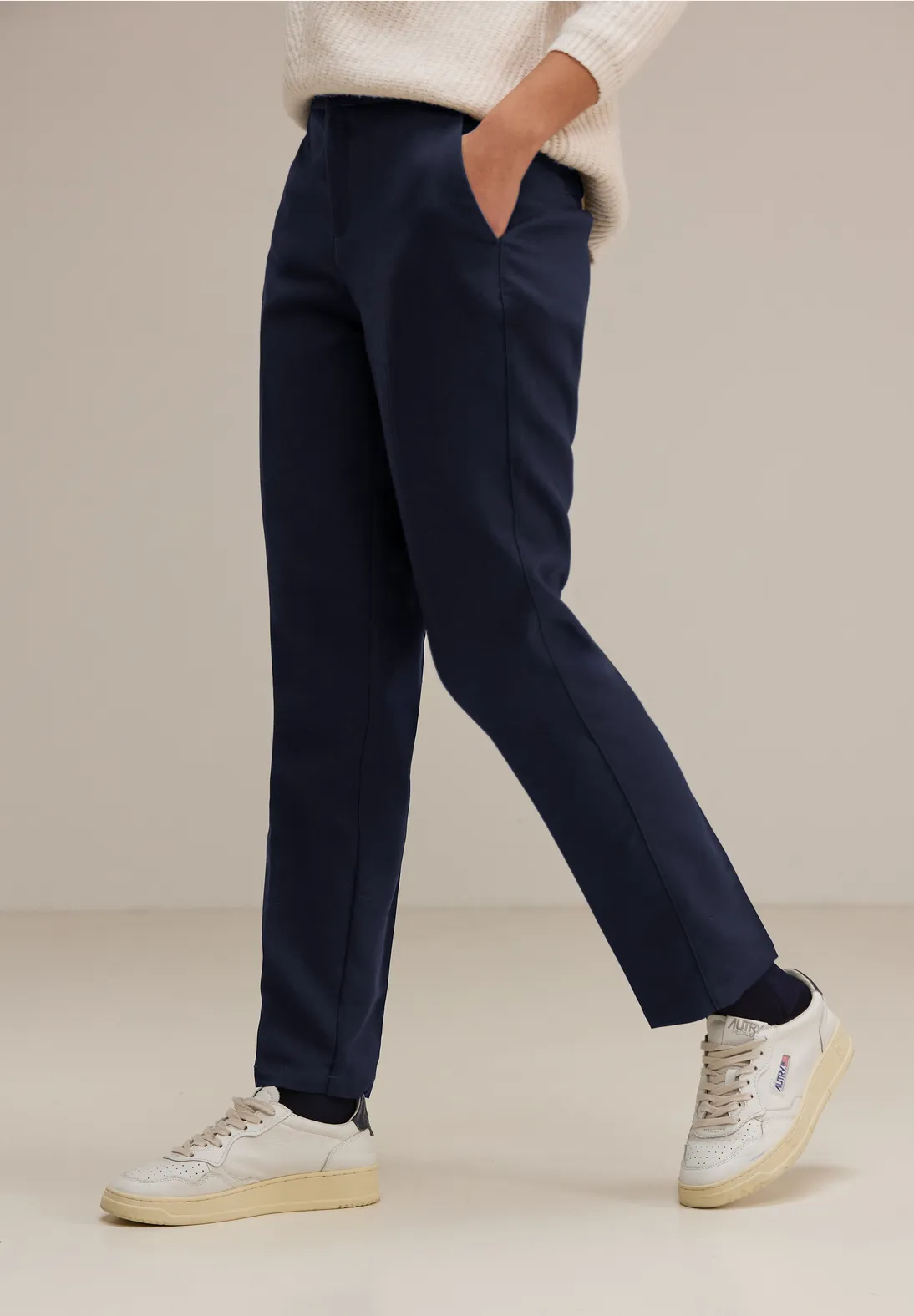 Street One Loose Fit Twillhose