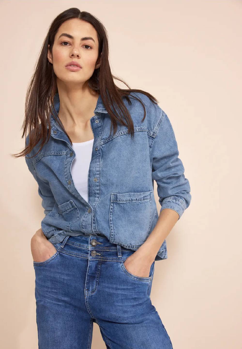 Street One Lyocell Jeansjacke