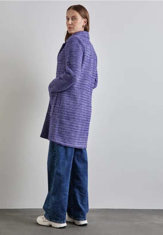 Street One Mantel In Woll-Optik